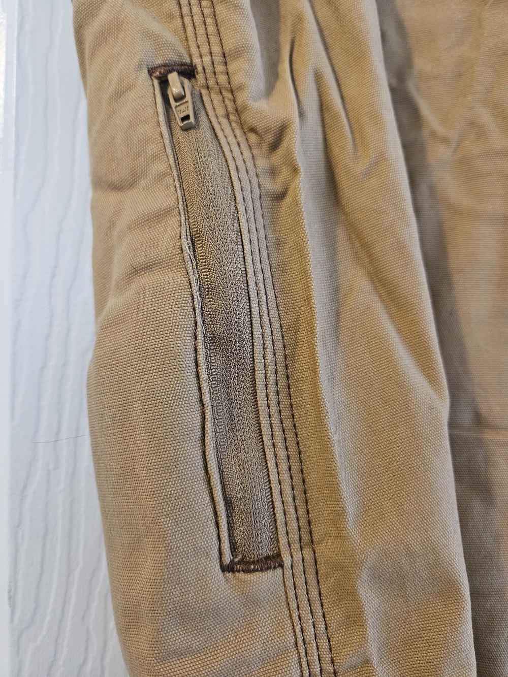 Wrangler Men's Khaki/Tan Work Chinos - Picture 3 of 5